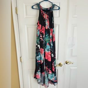 Aidan Mattox Floral Dress